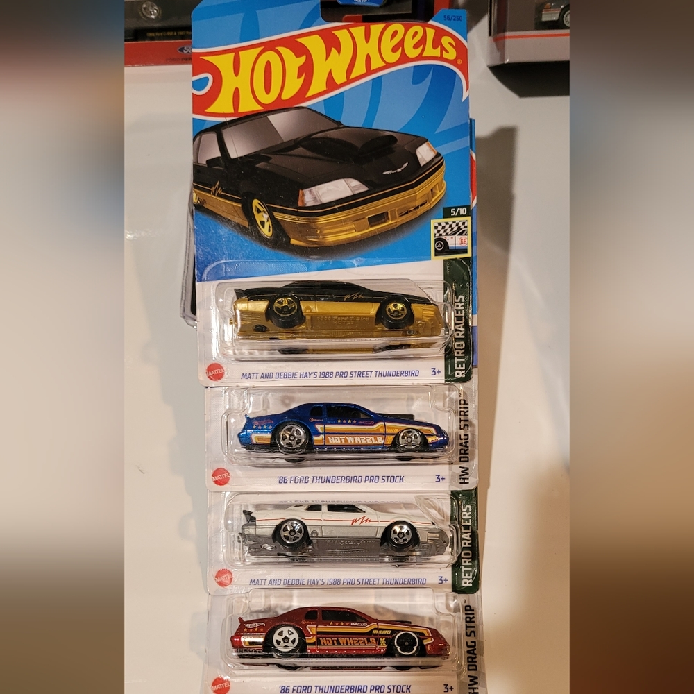 4 hotrod FORD THUNDERBIRDS